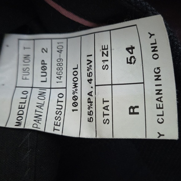 Classic Wool Navy Blue Men's Suit - Picture 8 of 8